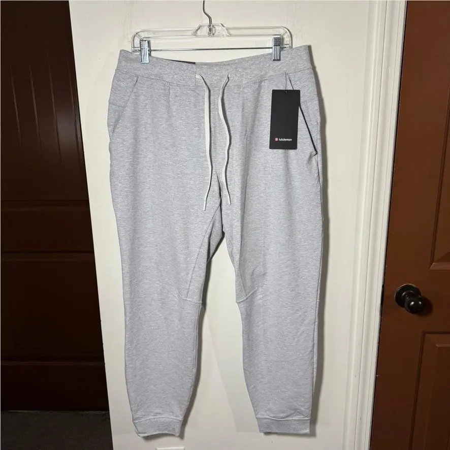 Lululemon Mens City Sweat Jogger XL Heathered Ultra Light Grey