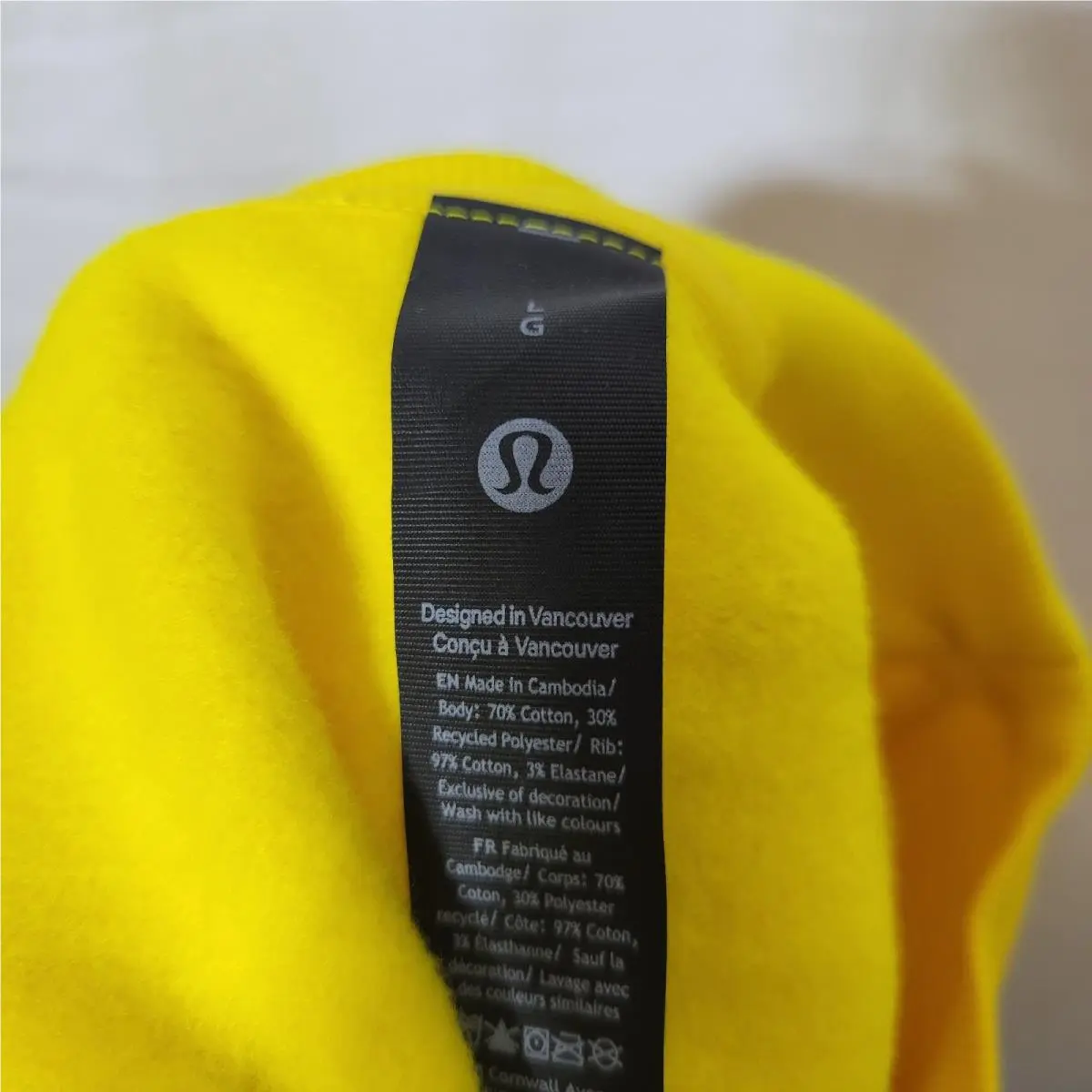 Lululemon clothing - Yellow 2