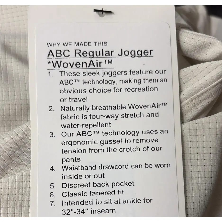 Lululemon clothing - Abc - Abc - Light Ivory 5