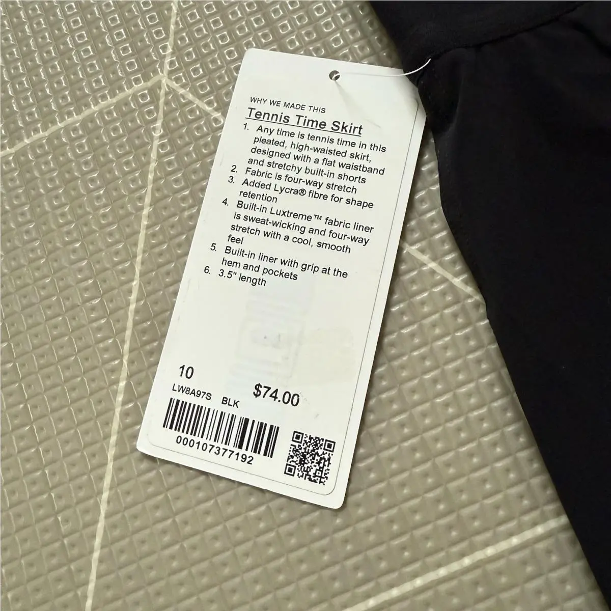 Lululemon clothing - LW8A9ZS - LW8A9ZS - Black 2