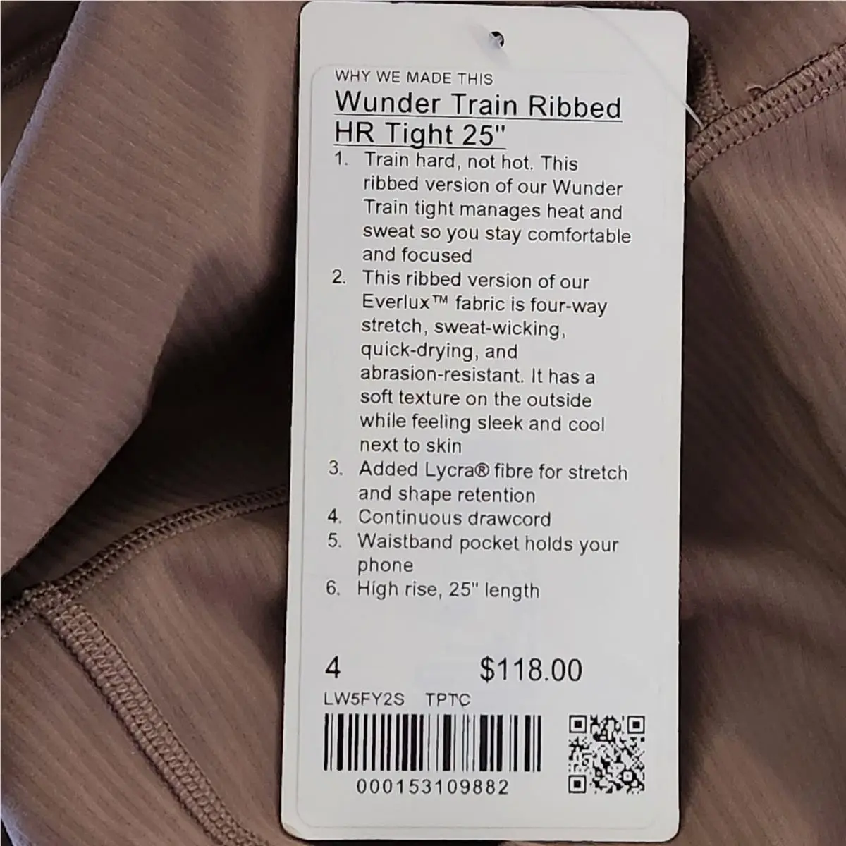Lululemon clothing - Brown 1