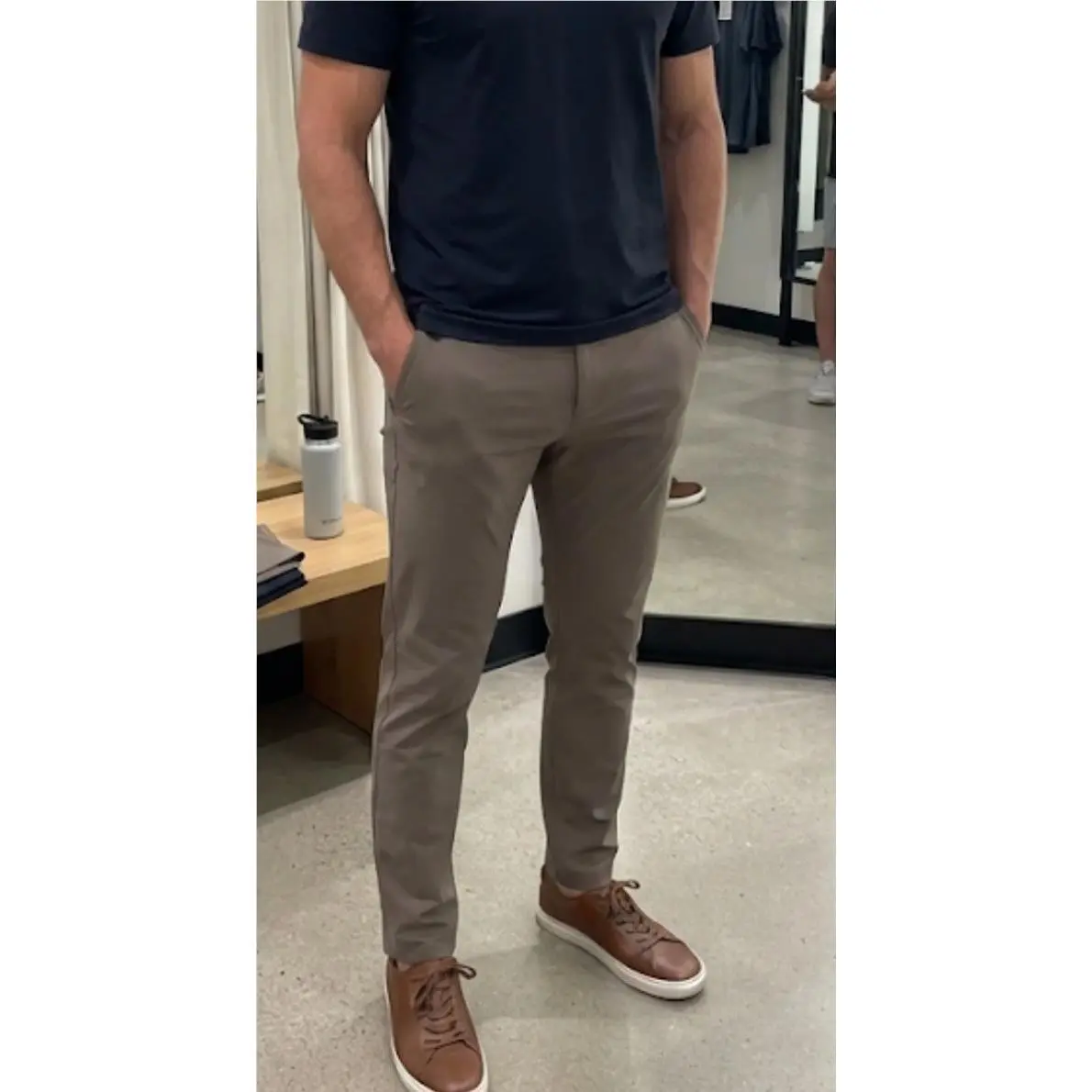 Lululemon Abc Versatwill Trouser Slim Fit Mens Sz 33x30 Nomad Performance Pants