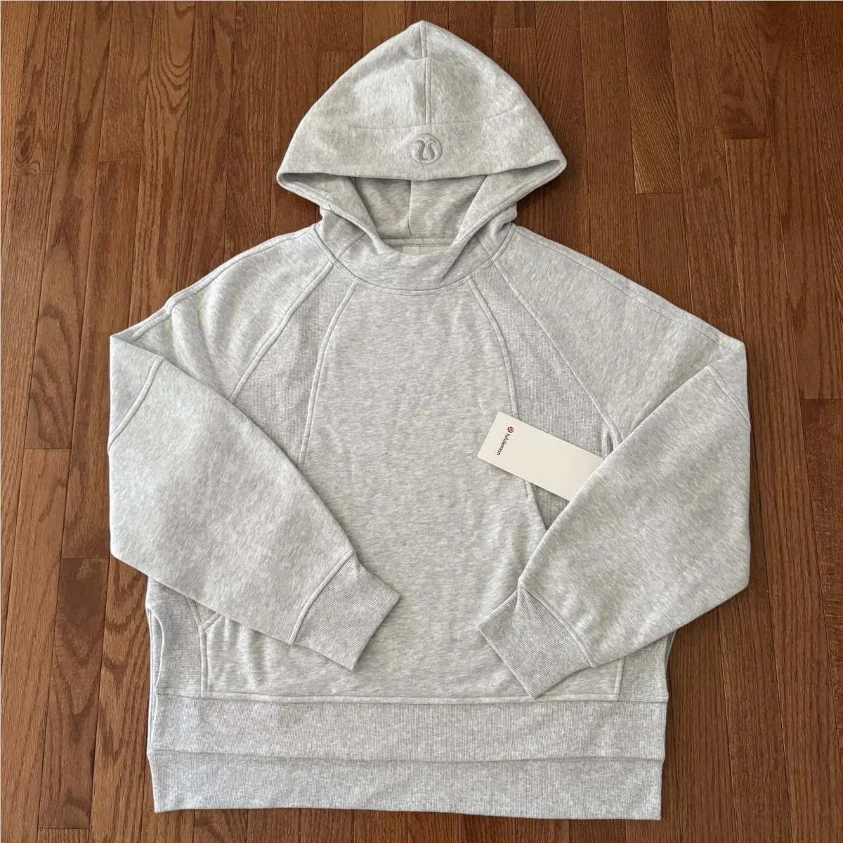 Lululemon Scuba Oversized Side-slit Hoodie Women’s M/l Gray Sweatshirt Cozy