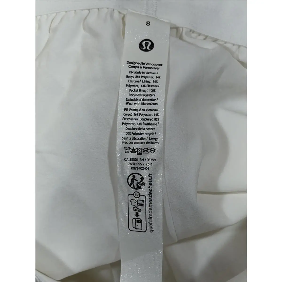 Lululemon clothing - White 4