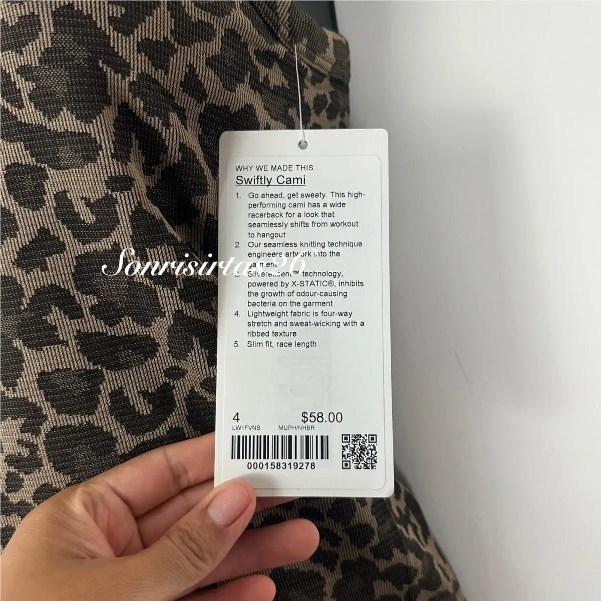 Lululemon clothing - Lululemon Swiftly Cami - Swiftly Cami - Brown 2