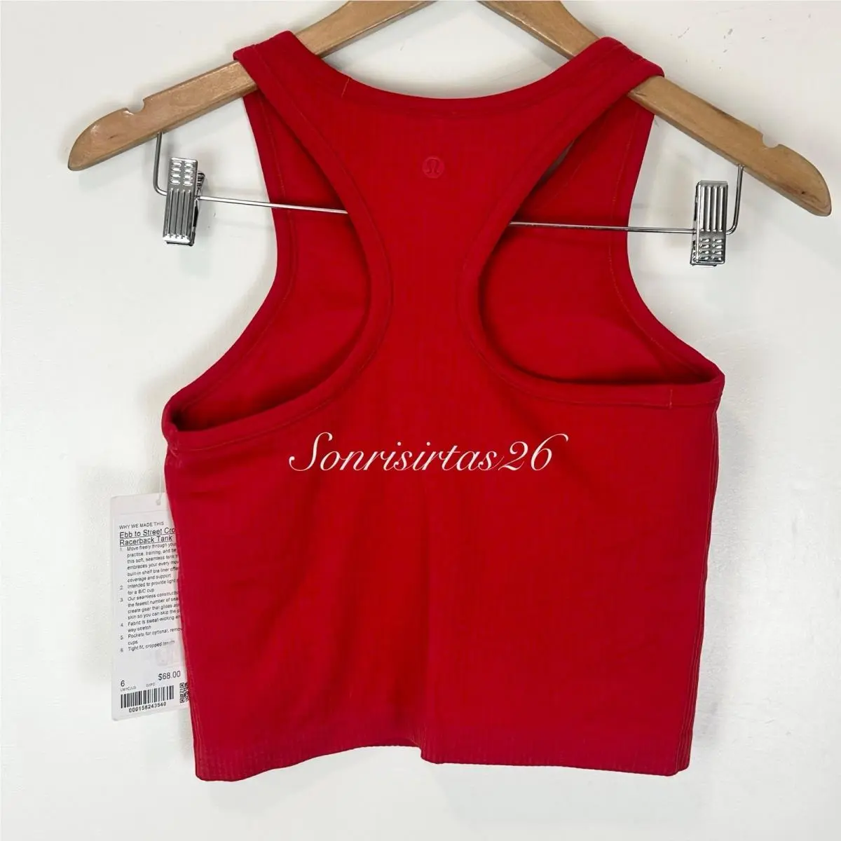 Lululemon clothing - Lululemon Ebb to Street CLBU - Red 4