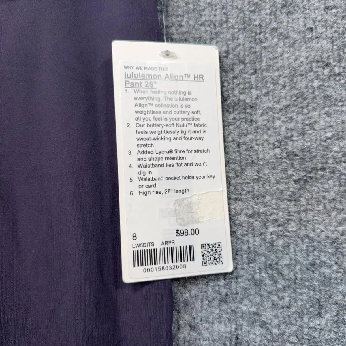 Lululemon clothing - Align Pant 28