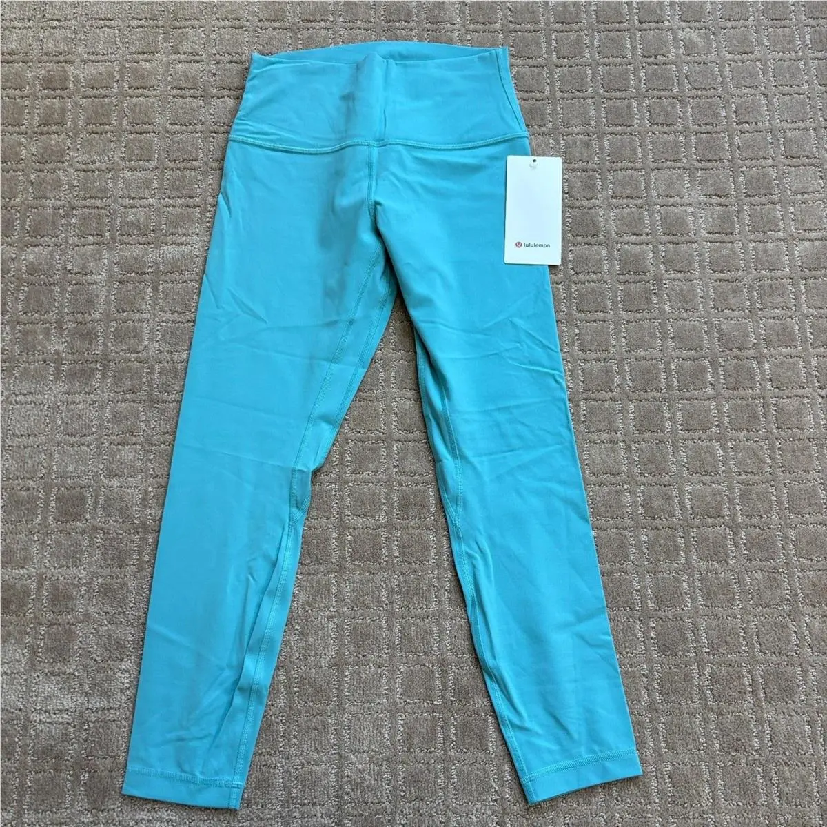 Lululemon Align High Rise Legging Women`s 8 Light Blue Tight 25 Soft High Rise
