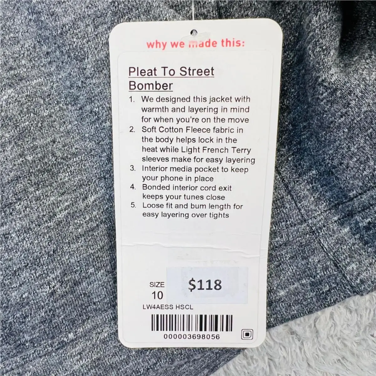Lululemon clothing - Gray 5