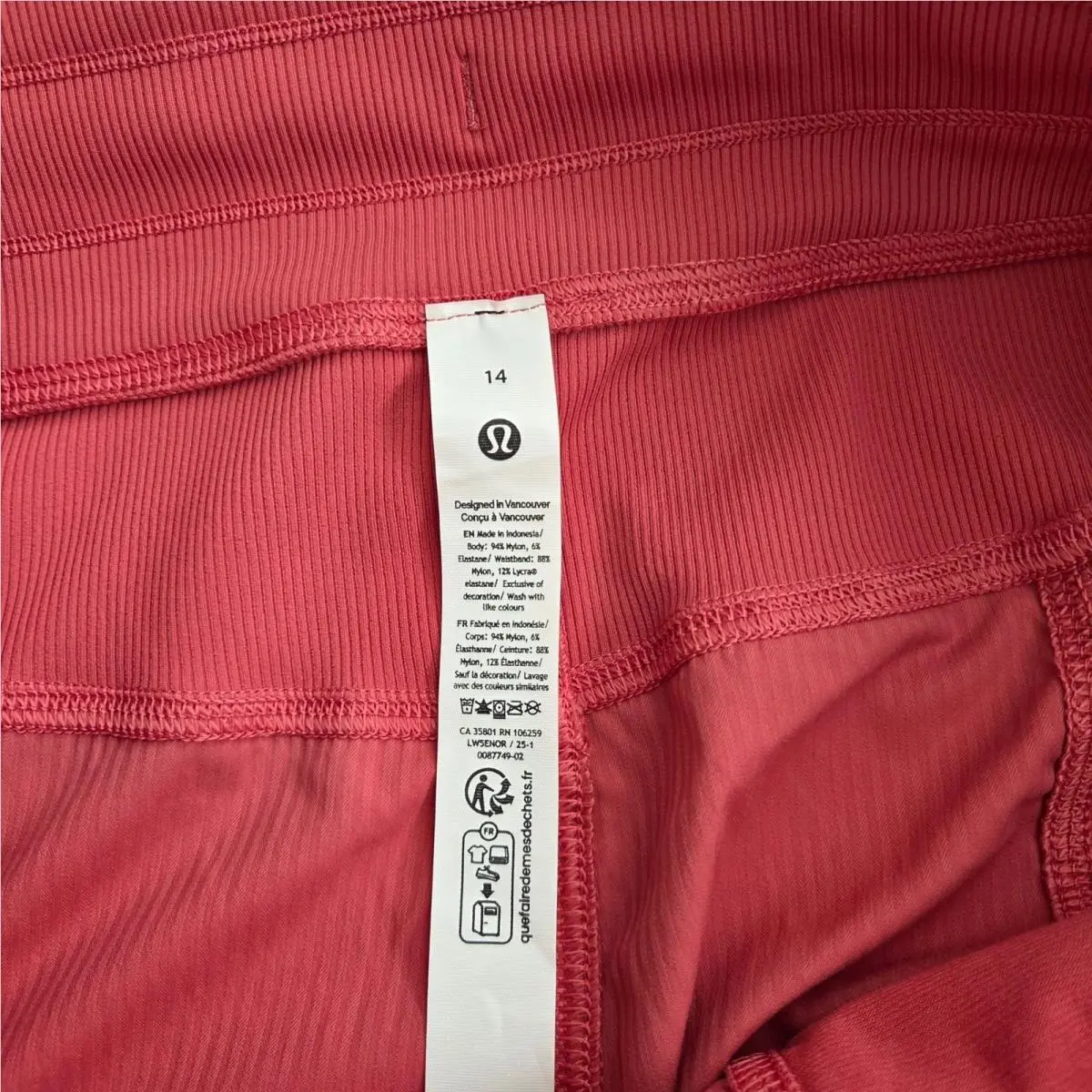 Lululemon clothing - Red 8