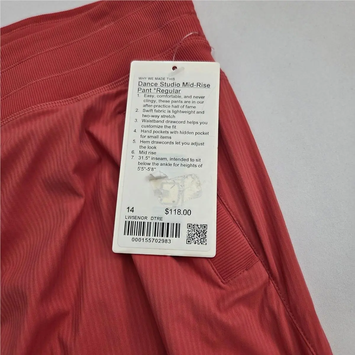 Lululemon clothing - Red 4