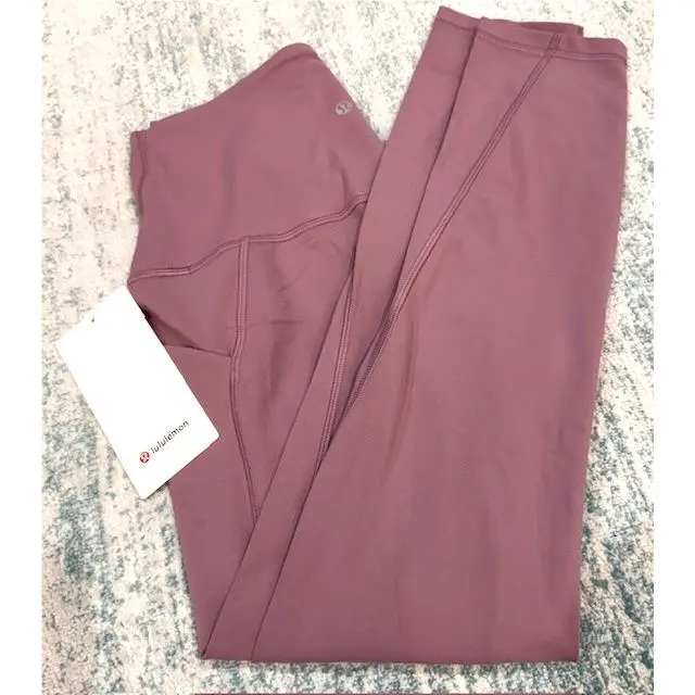 Lululemon Align HR Pant 25 Lavender Lux Women`s Size 4 Nulu Leggings