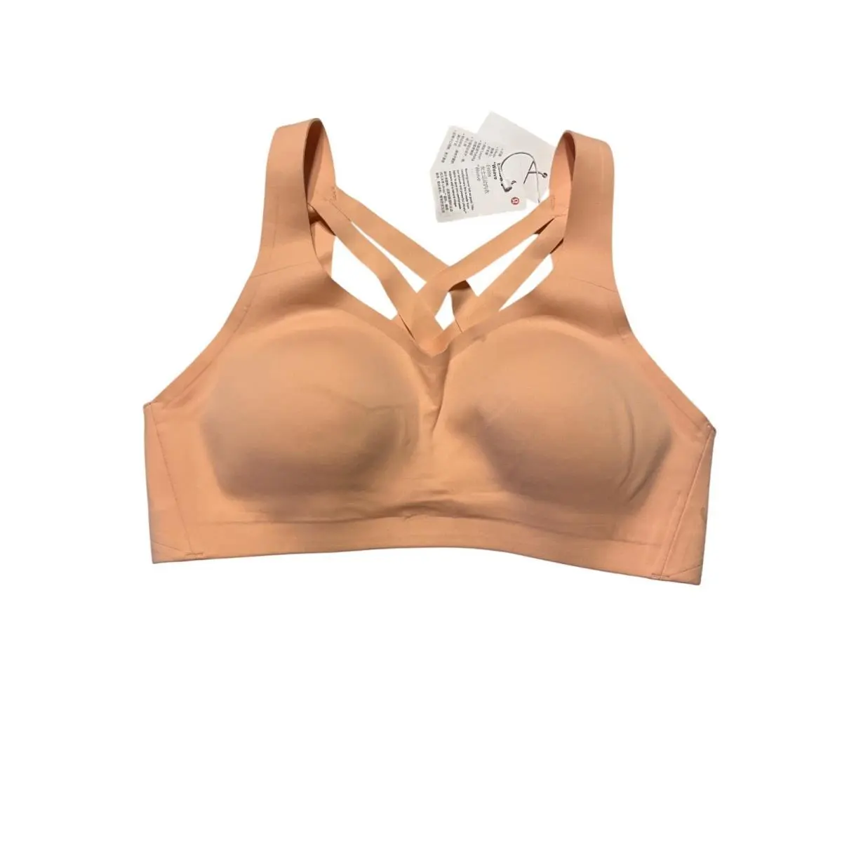 Lululemon Enlite Weave Back Bra Melon Sorbet 34B Womens High-impact Support