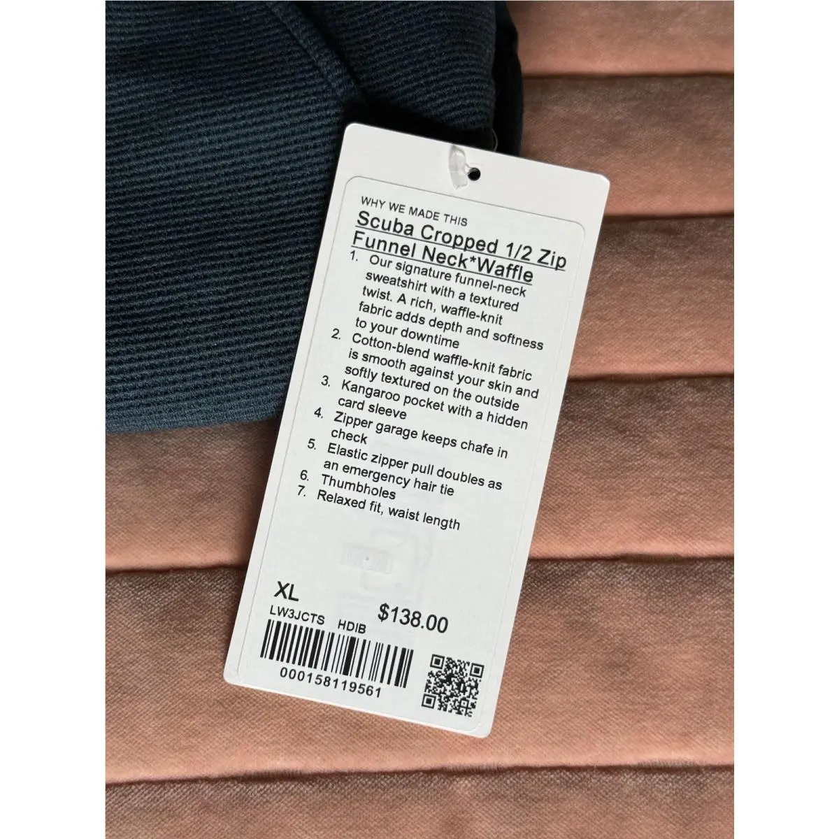 Lululemon clothing - Heathered Indochine Blue 9