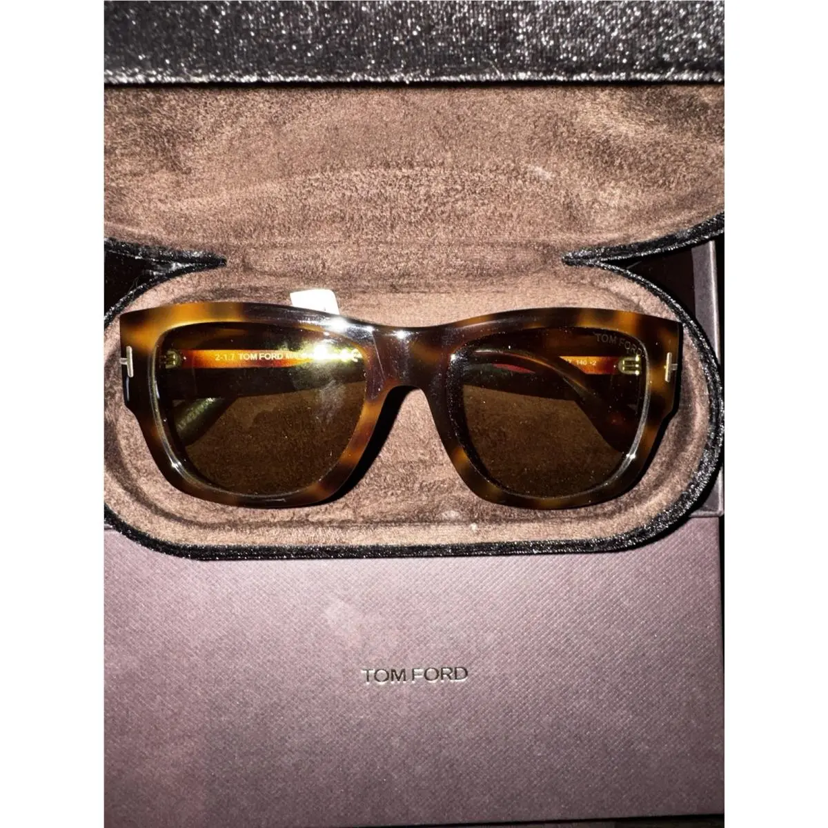 Tom Ford TF493 Stephen 52N Havana Brown Eyeglass Frames 54-17-140 Made Italy