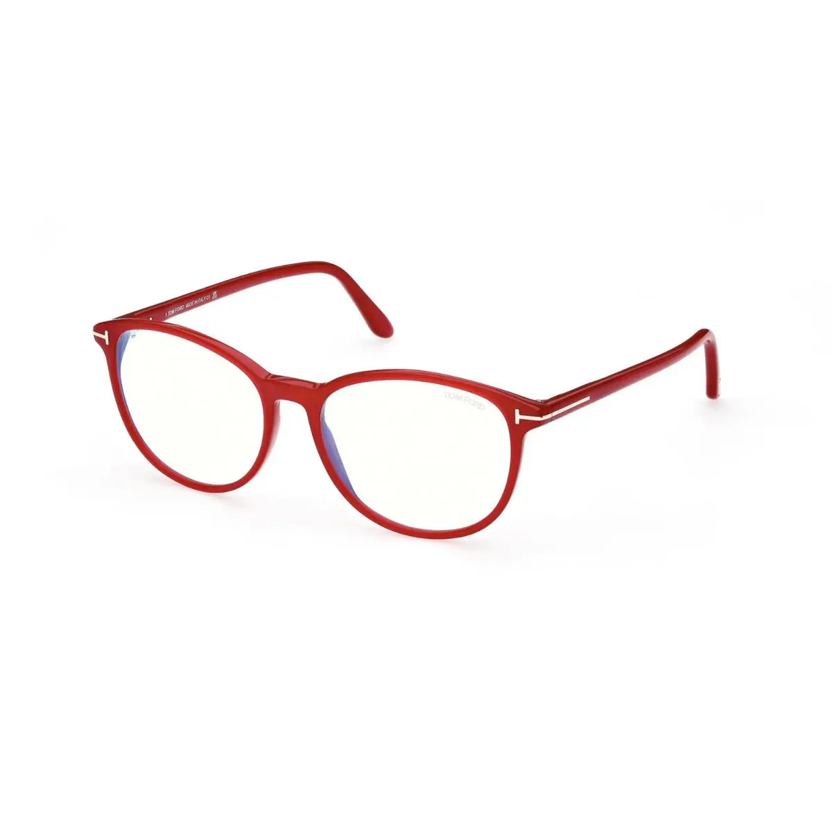 Tom Ford Eyeglasses Soft Case- FT5810B 074 - Shiny Pearlized Red 53-16-140