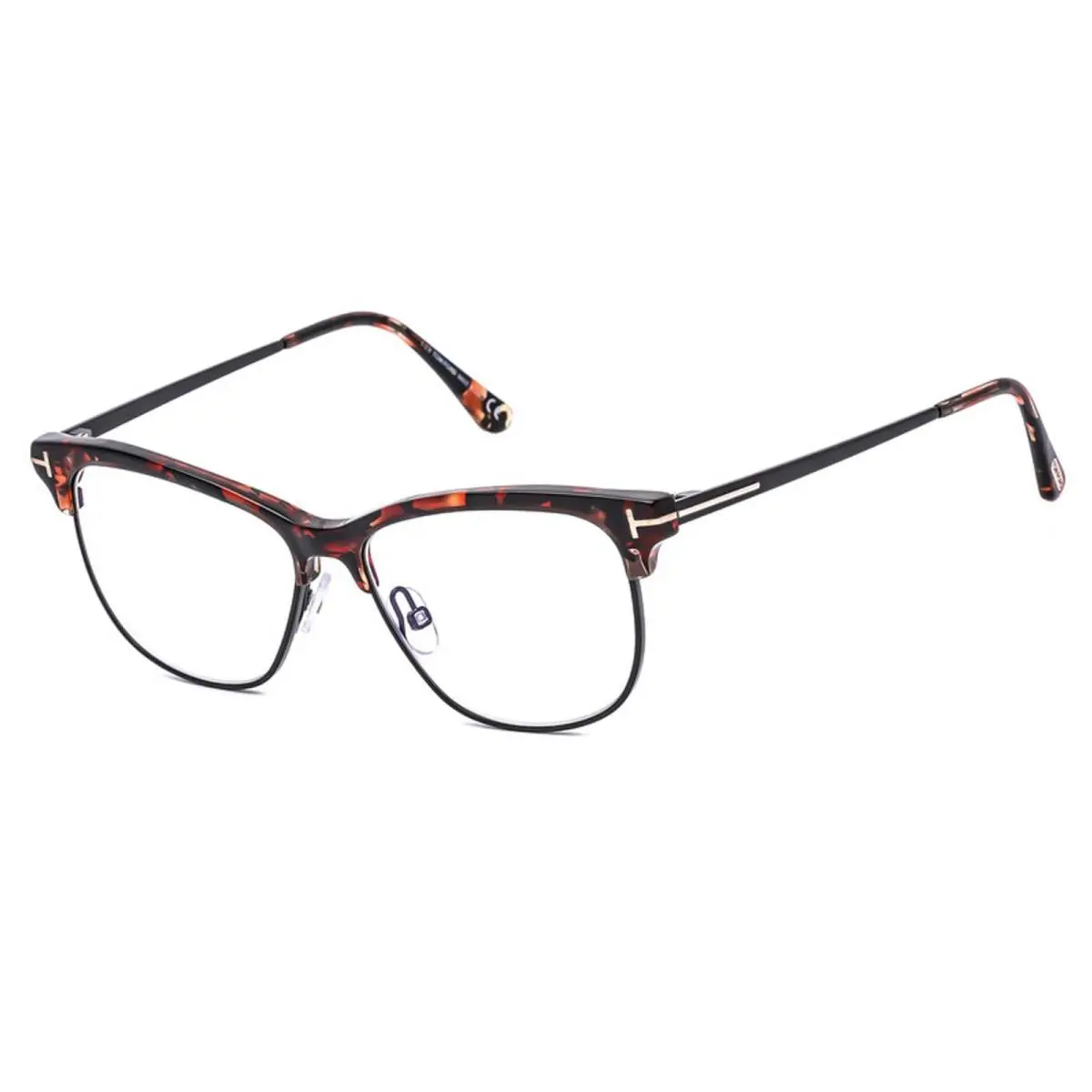 Tom Ford Eyeglasses w TF Case - FT5546B 055 - Colored Red Havana 54-14-140