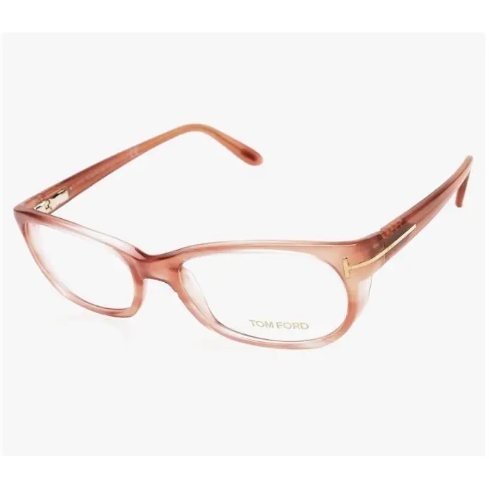 Tom Ford Women`s TF 5229 074 Opaque Pink with Bronze Leaf Design
