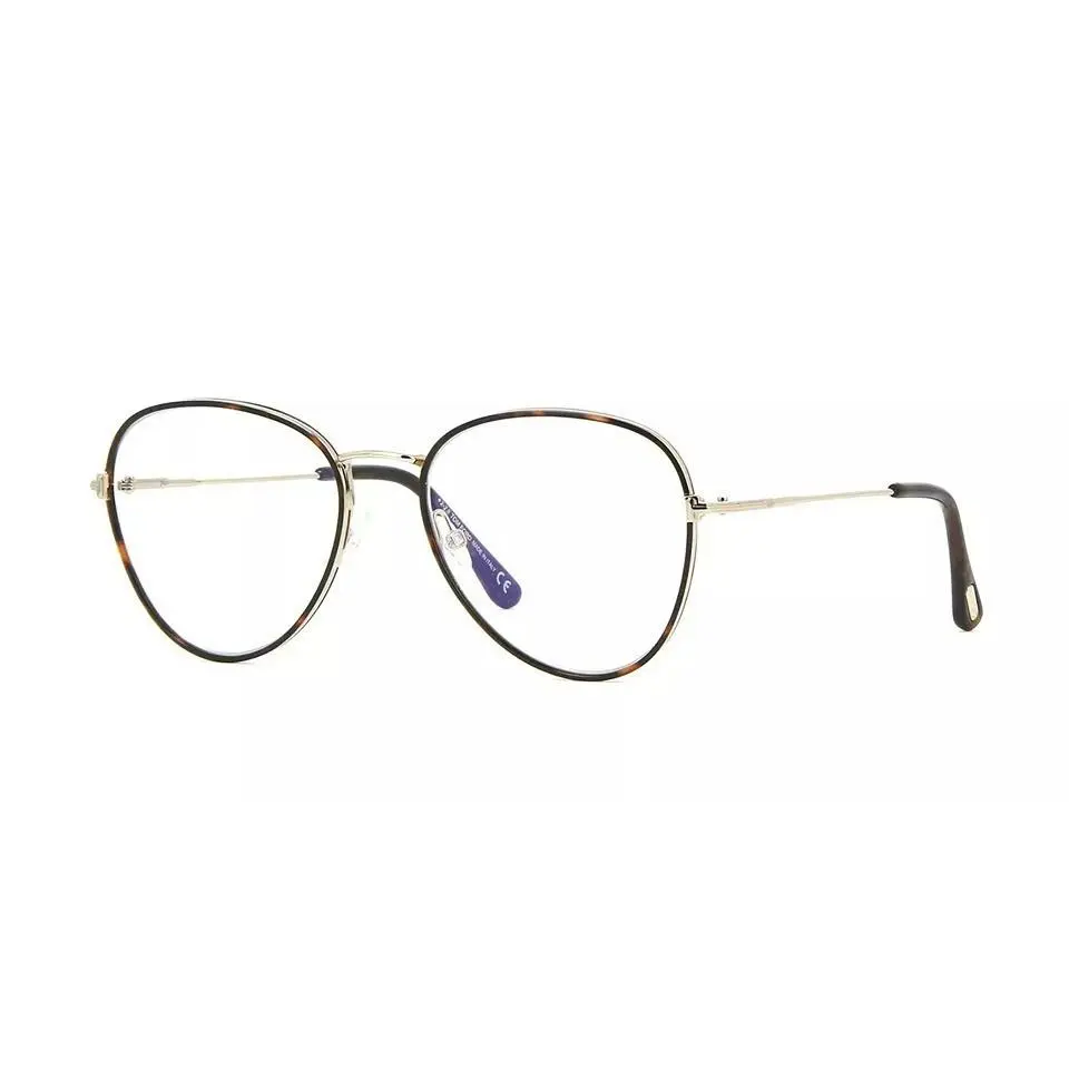Tom Ford FT 5631-B Blue Block Dark Havana Eyeglasses