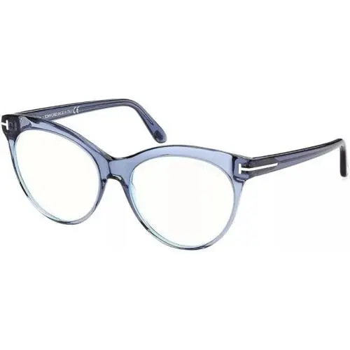 Tom Ford Eyeglasses Frame w TF Case - FT5827B 090 - Crystal Blue 55-16-140