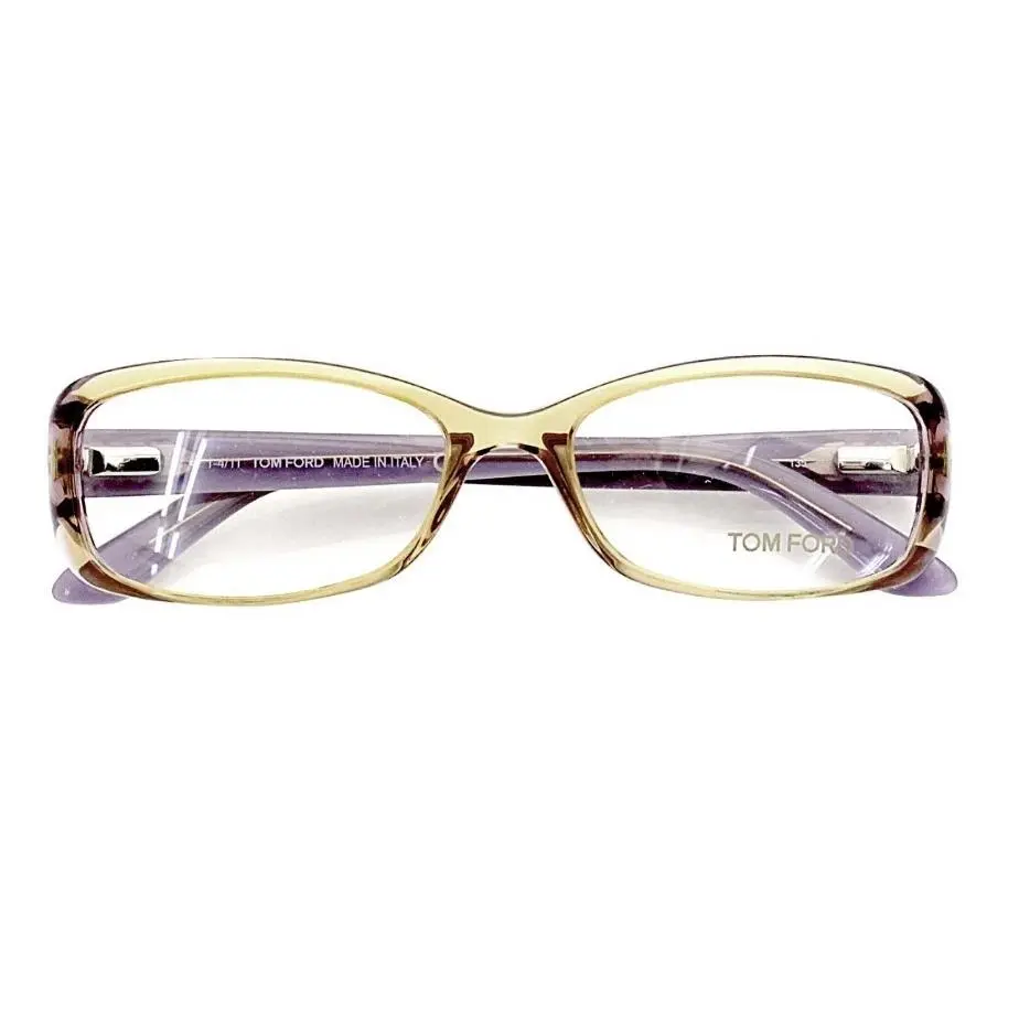 Tom Ford Unisex Eyeglasses TF5213 050 Crystal Bronze Lilac Frames