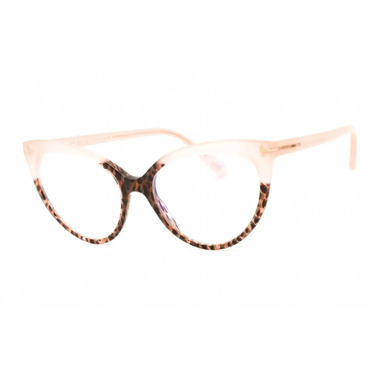 Tom Ford Eyeglasses w TF Case - FT5674B 055 - Pink Coral/leopard 54-17-140