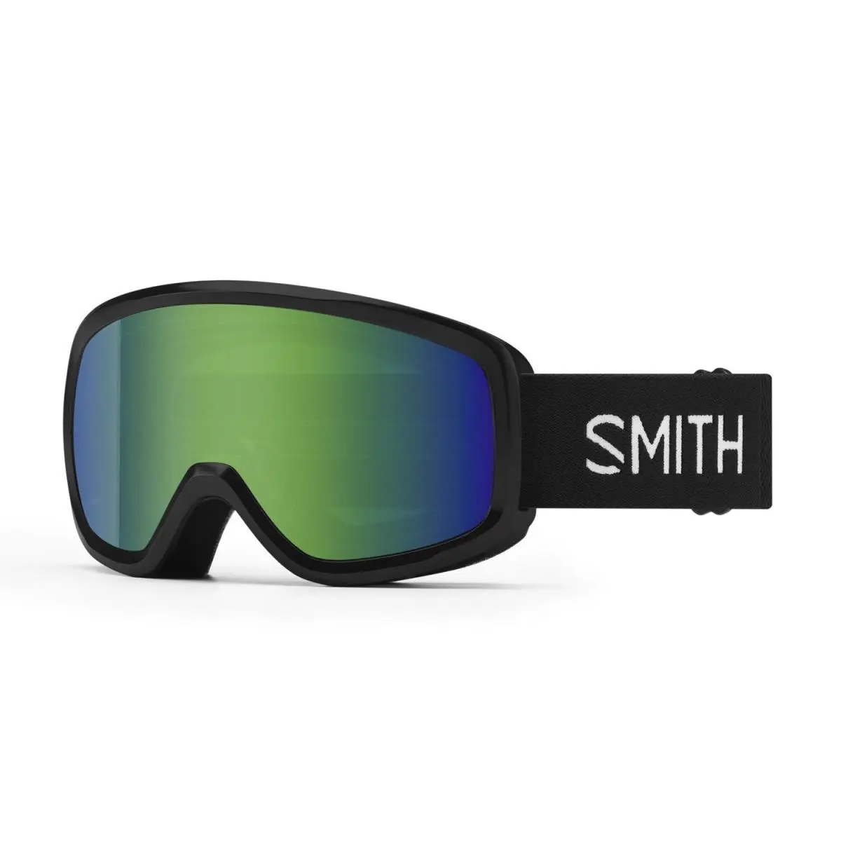 Smith Snowday Kids Ski / Snow Goggles Black Frame Green Sol-x Mirror Lens
