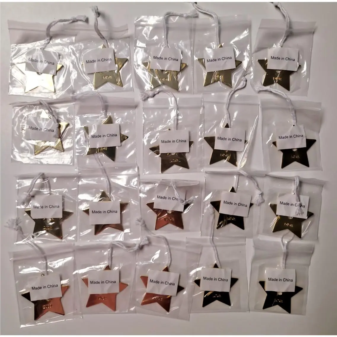 Lot Of 20 Dior Star Bag Ornament/charms