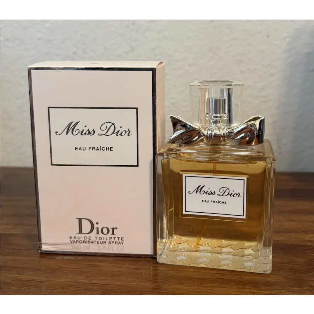 Miss Dior Eau Fraiche Edt Spray For Women 100ml 3.4 Fl oz