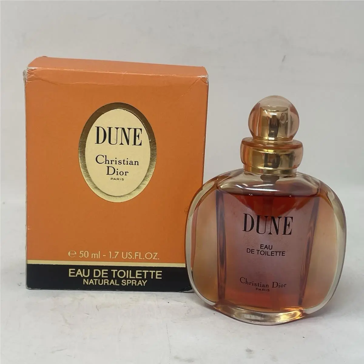 Christian Dior Dune Eau de Toilette Spray 50ml 1.7oz Edt Vintage