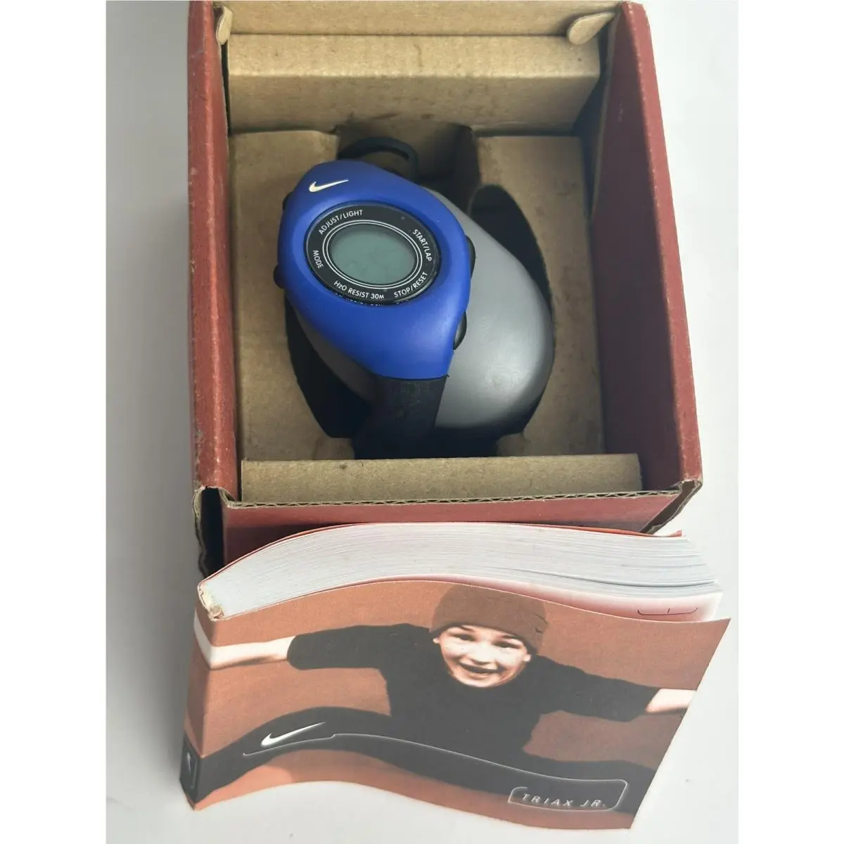 Vintage Nike Triax 26 Junior WR0001 Metallic Dark Charcoal/shadow Running Watch