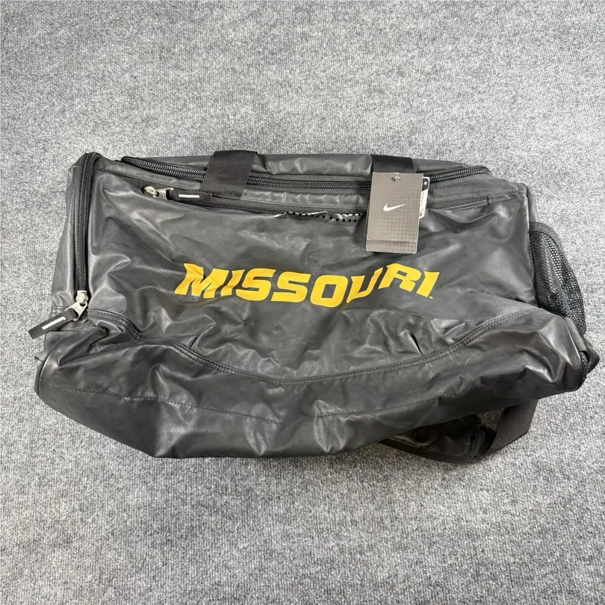Mizzou Max Air Vapor M Duffel Bag Black 57L Training Travel Bag Missouri by Nike
