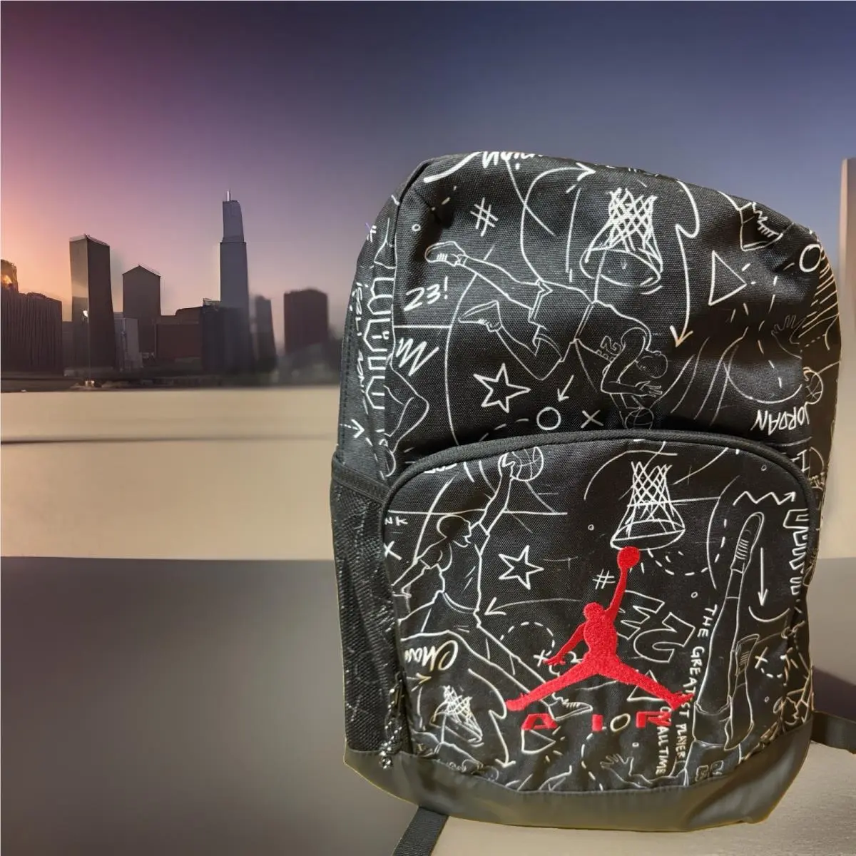 Nike Air Jordan Big Kid Backpack School Bag Backpack W Pencil Case