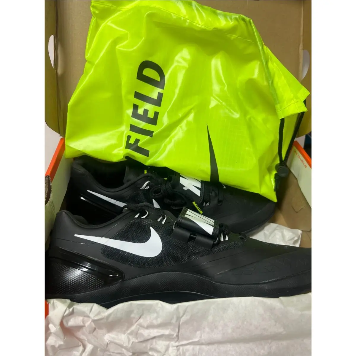 Nike Zoom Rotational 6 Black/white-volt Mens 9 Womens 10.5 W/bag
