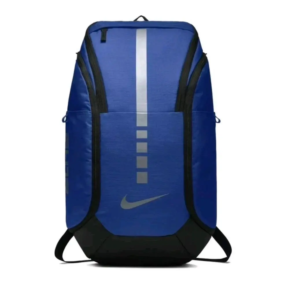 Nike Hoops Elite Pro Basketball Backpack Blue Black Silver BA5554-480 One Size - Blue/Black-Silver