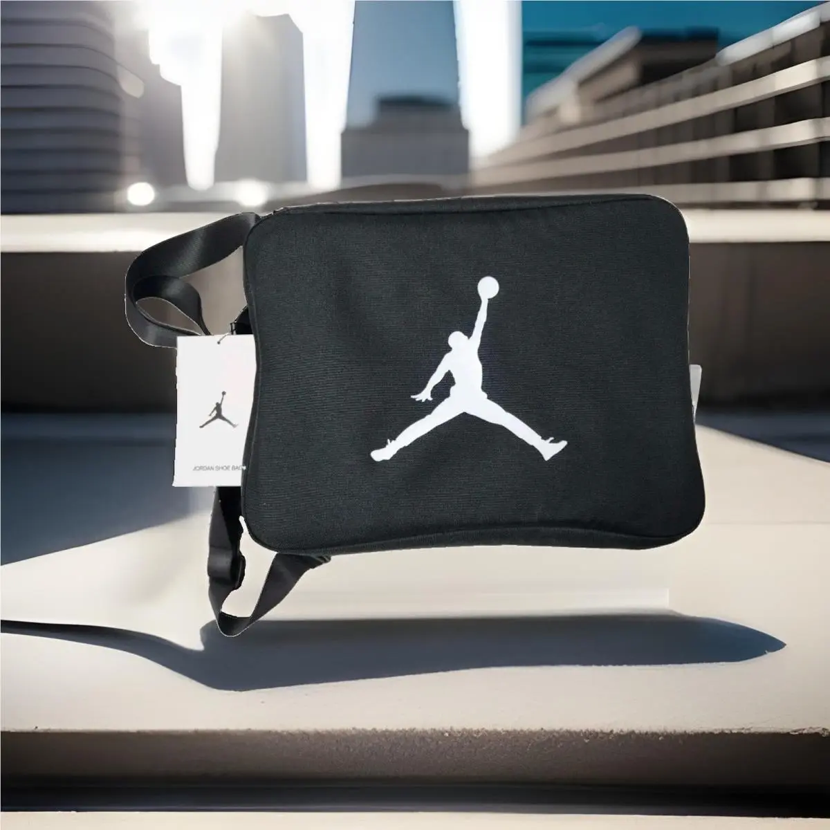 Air Jordan The Collectors Jumpman Shoe Box Travel Bag Case Black 9A0776-023 by Nike