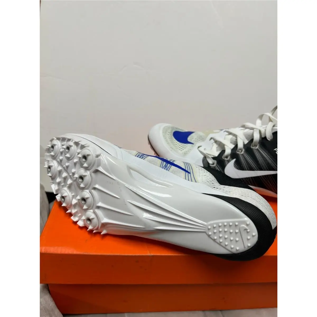 Nike shoes - Nike Zoom Victory - Zoom Victory - 705373-100 - White/Racer Blue-Black 1