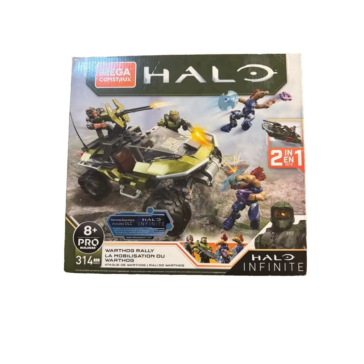 Mega Construx Halo Infinite Warthog Rally New/sealed