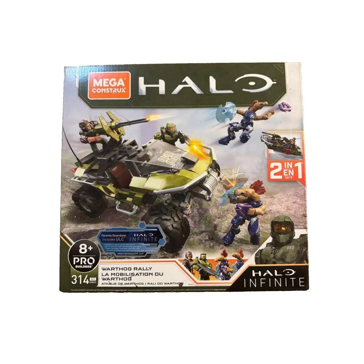 Mega Construx Halo Infinite Warthog Rally New/sealed