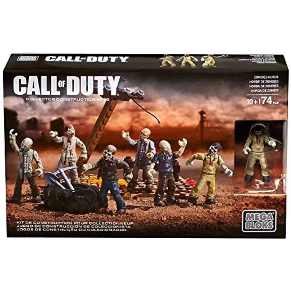 Mega Bloks Call of Duty Zombie Troop Pack Zombies Horde Building Kit