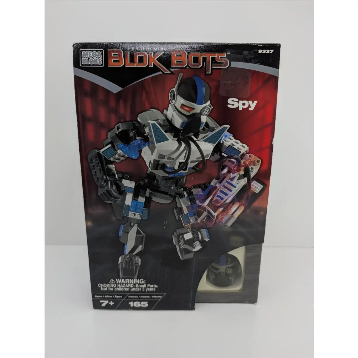 Mega Bloks Transforming Blok Bots Rare Spy Bot Building Toy Set