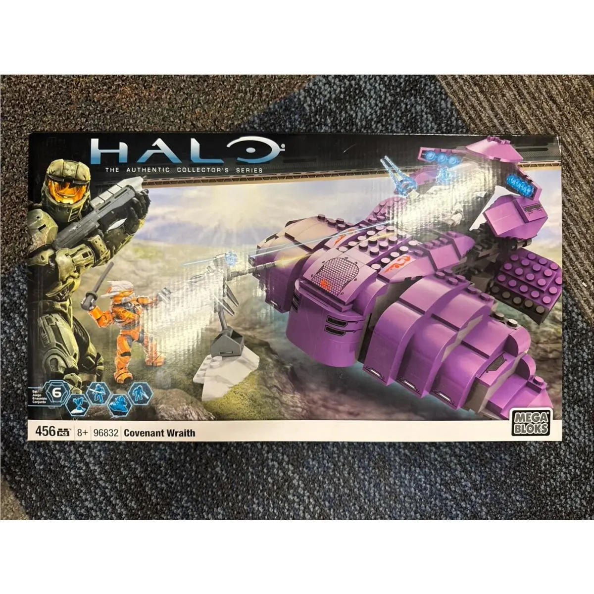 Mega Bloks Halo Covenant Wraith 96832 Set 456 Pcs