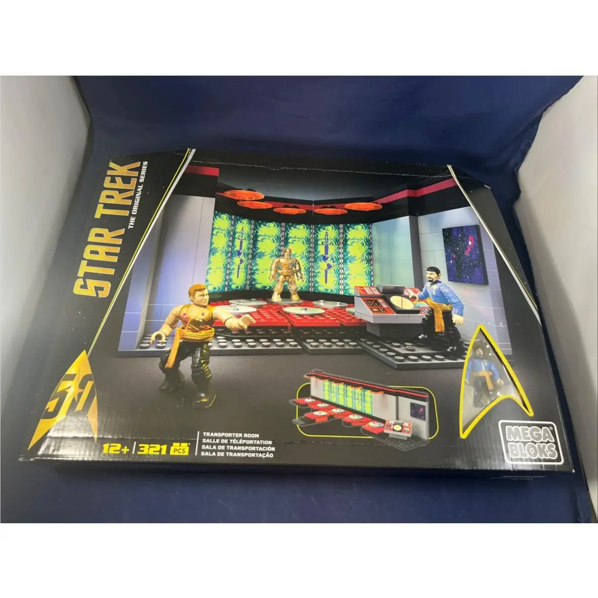 Star Trek The Series Mega Bloks Transporter Room Mirror Universe Mib