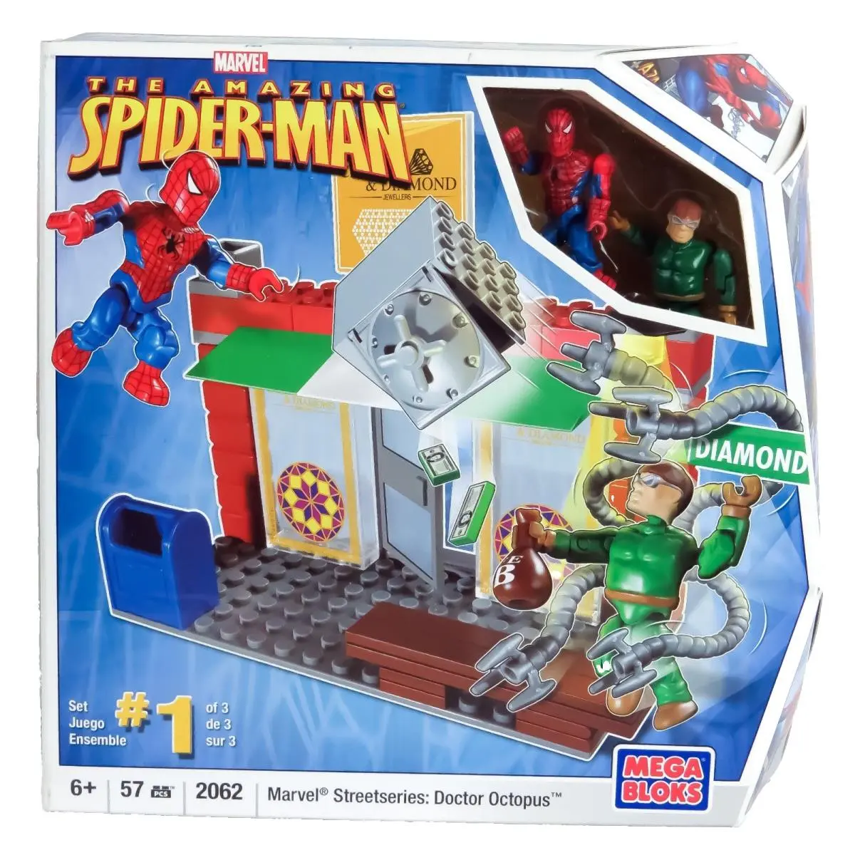 Mega Bloks 2062 Marvel The Amazing Spider-man Streetseries: Doctor Octopus Htf