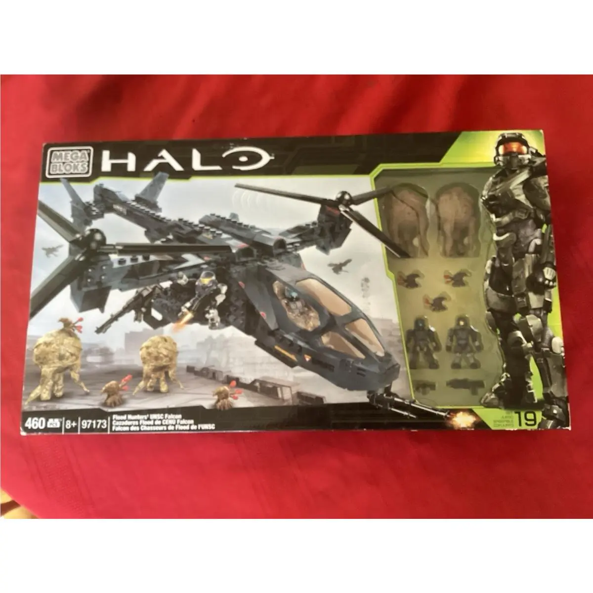 Unsc Flood Hunters Falcon 97173 Mega Bloks Halo Set