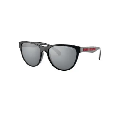 Armani Exchange Unisex Black Red Sunglasses AX4095S-81586G