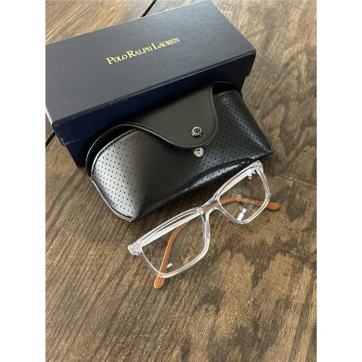 Polo Ralph Lauren Cleat Transparent Rectangular Frames RL6133 Full Frames