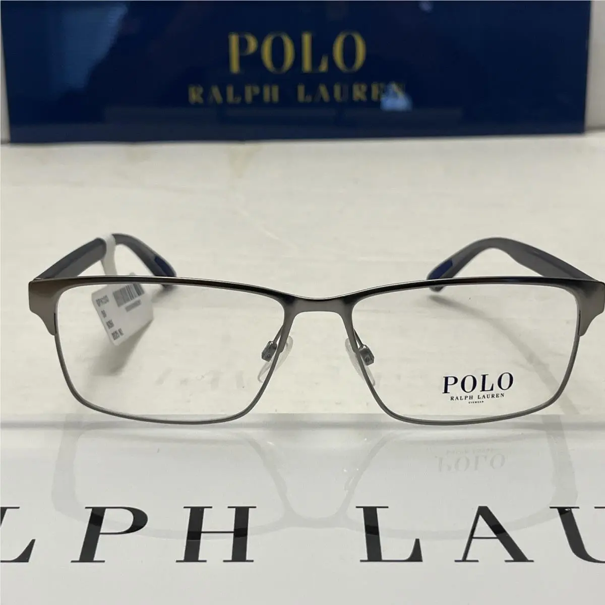 Ralph Lauren Polo Eyeglasses PH 1243 Color 9266 Gray Men`s Size 58-16-145