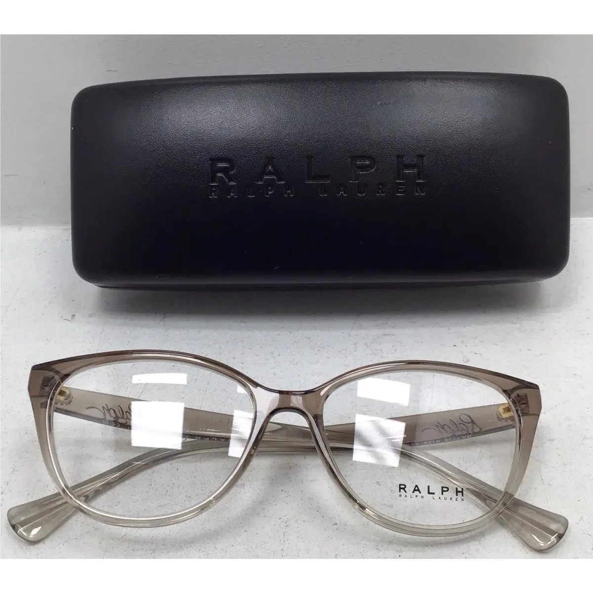 Ralph By Ralph Lauren Women’s RA7135 Eyeglasses In Transparent Brown Size 53