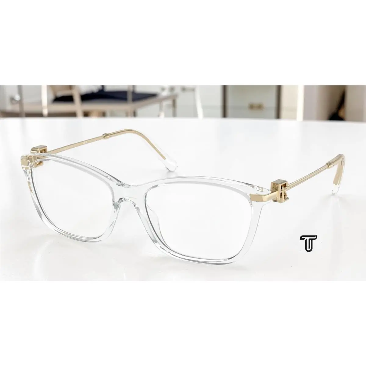 Ralph Lauren RL6247U 5002 Transparent Demo Lens 55 mm Women`s Eyeglasses